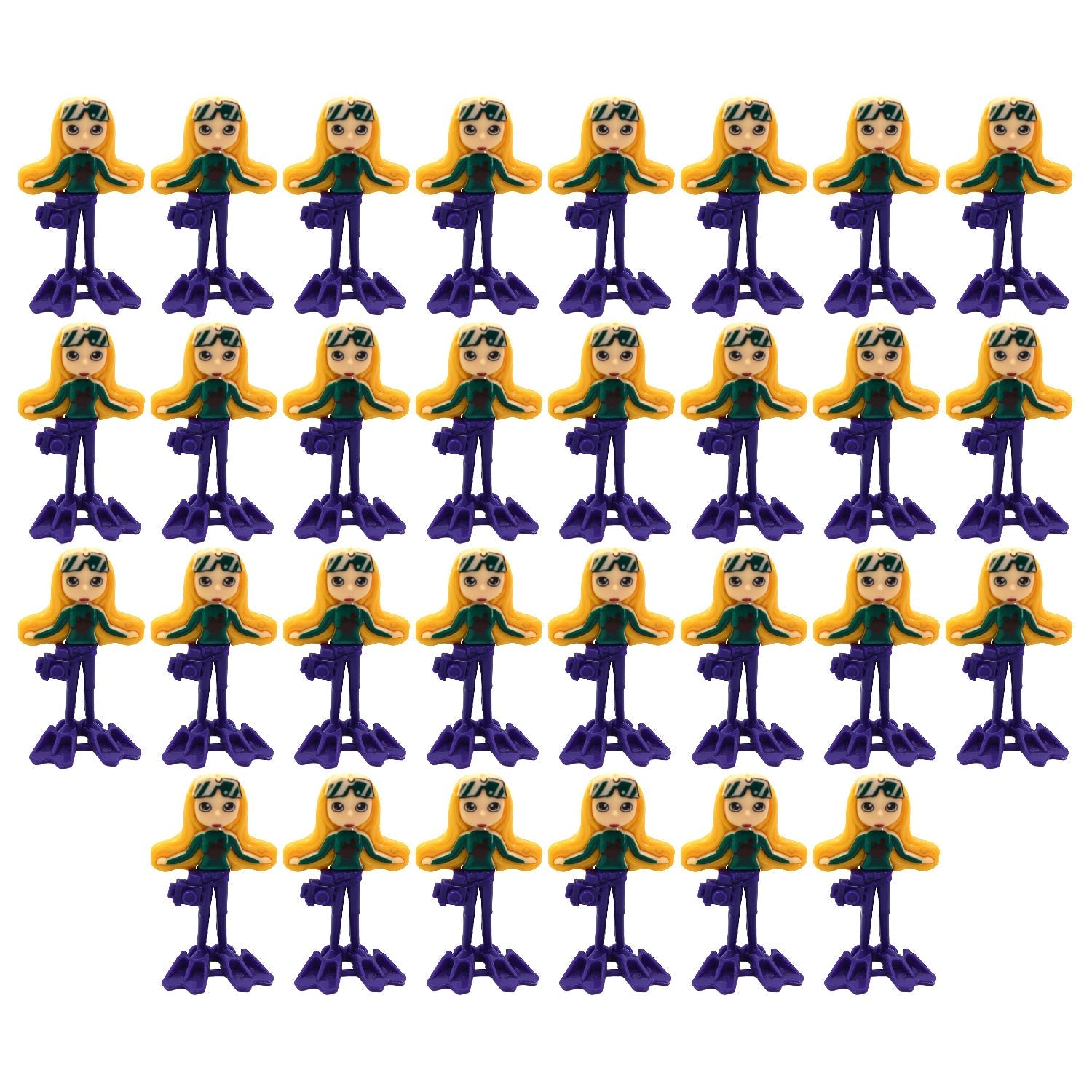 30pc Colorful mermaid (jalapari) dolls toy