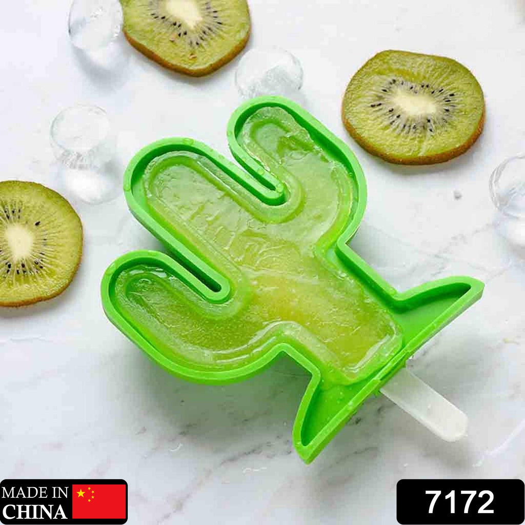 Cactus Shape sicle Molds - Durable Silicone Ice Cream Mould, DIY Ice  Kitchen Tool