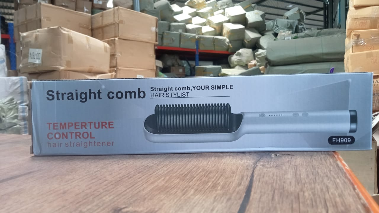 Hqt-909B Hair Straightener Used While Massaging Hair Scalps And Head., Hair accessories