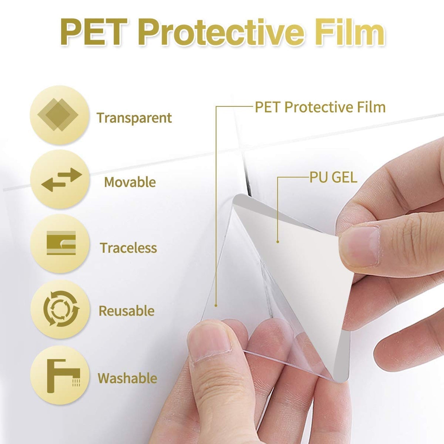 Double-Sided Waterproof Nano Adhesive Tape – No Trace, Multipurpose (0.6mm, 1pc)