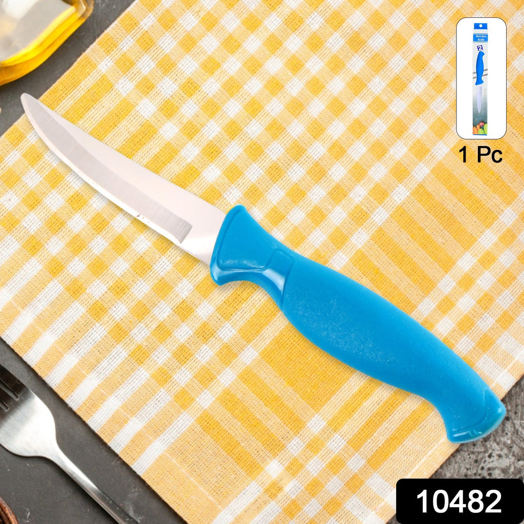 Heavy-Duty Stainless Steel Kitchen Knife with Ergonomic Handle (1 Pc)