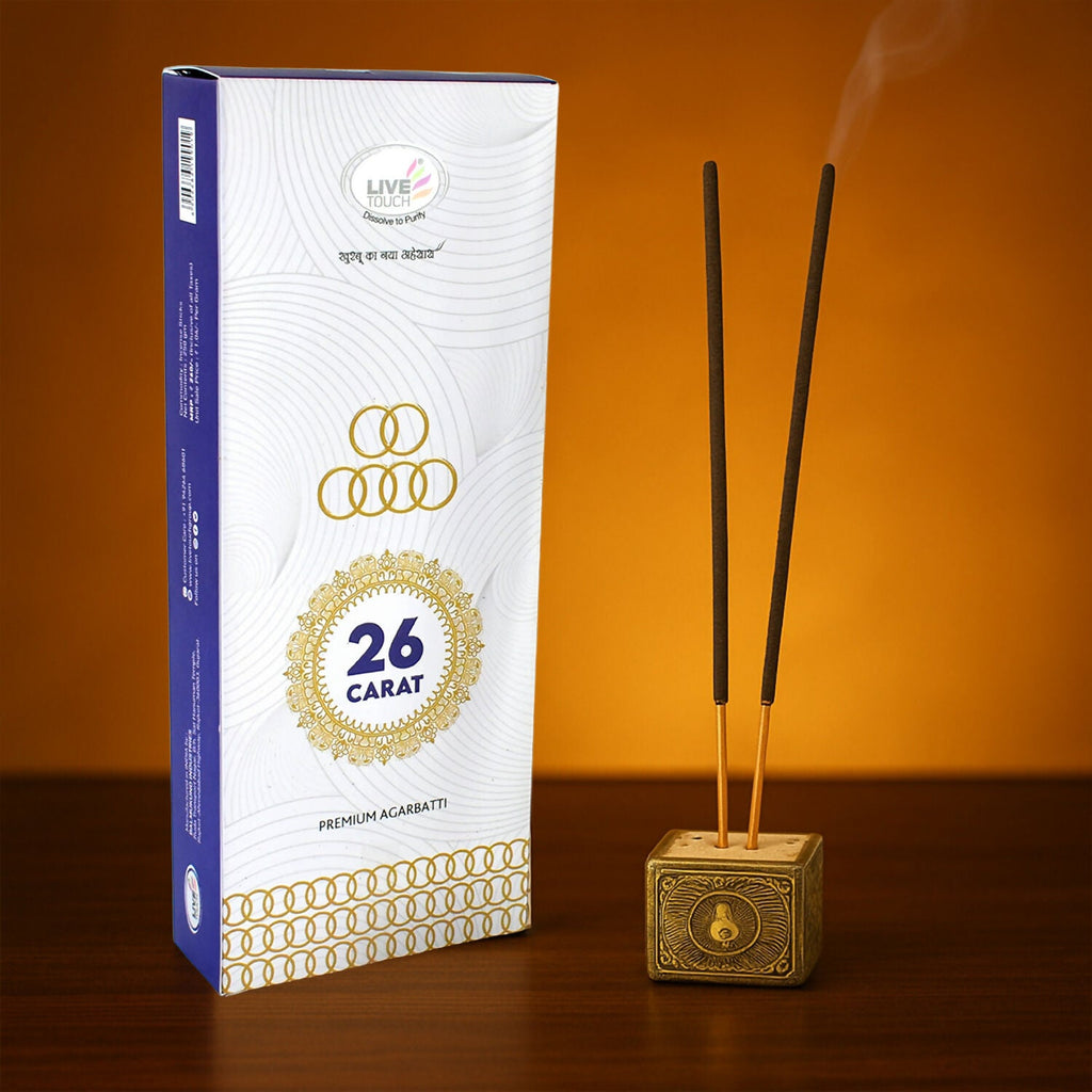 26 Carat Premium Dry Masala Stick Agarbatti (1Box/250Gm)