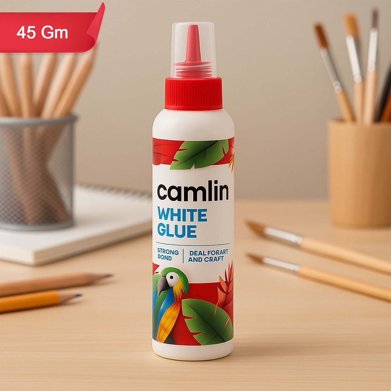 Camlin White Glue – Strong Bond for Art & Craft (45g)
