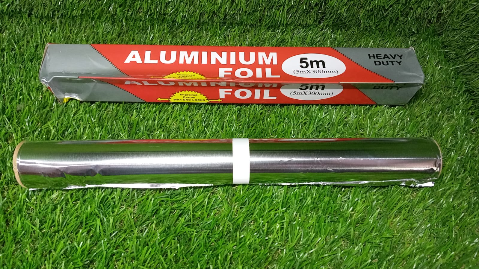Aluminum Foil Roll Heavy Duty Non Stick Thick Aluminum Foil Sheet Baking Grilling Tool (5mX300mm)