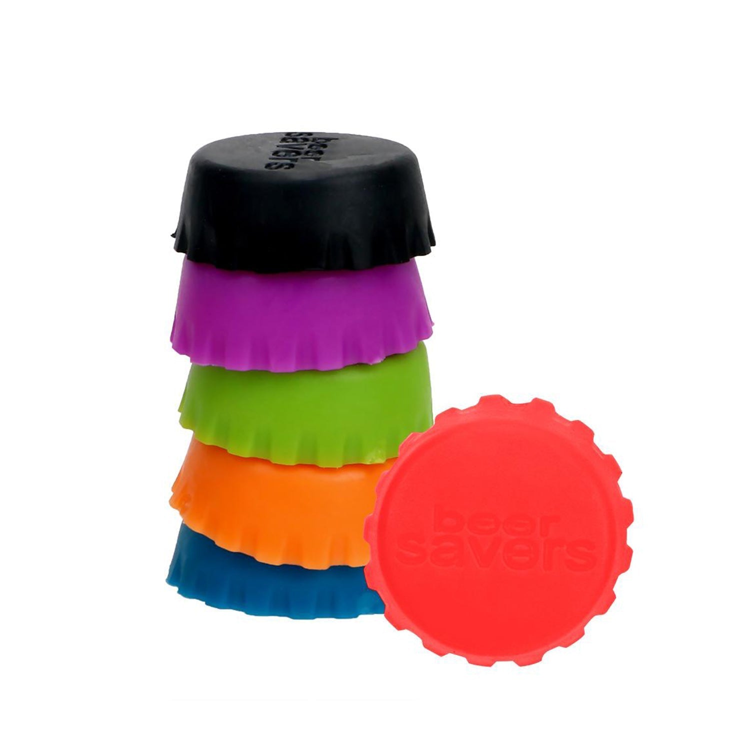 Beer Savers Caps for Soda & Bottles (6-Piece)