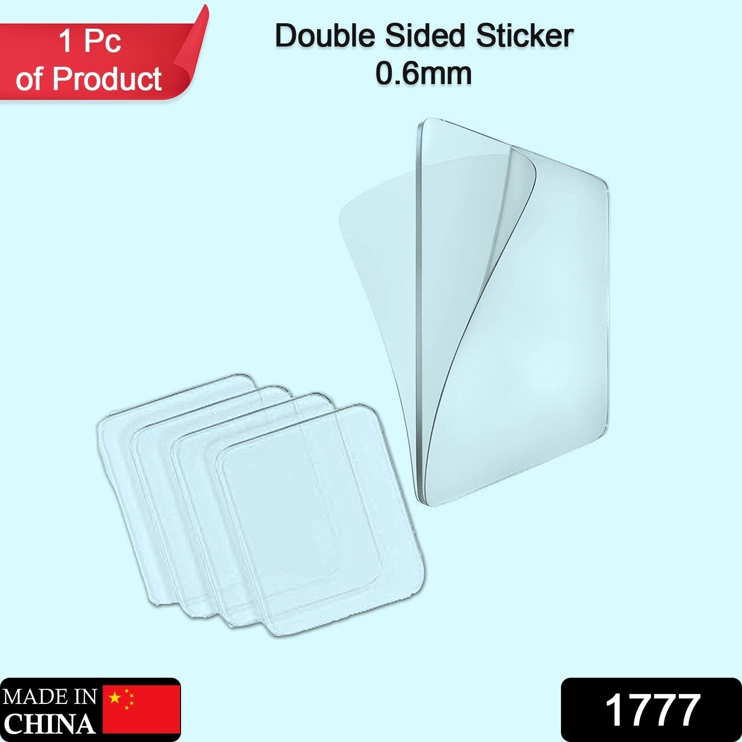Double-Sided Waterproof Nano Adhesive Tape – No Trace, Multipurpose (0.6mm, 1pc)