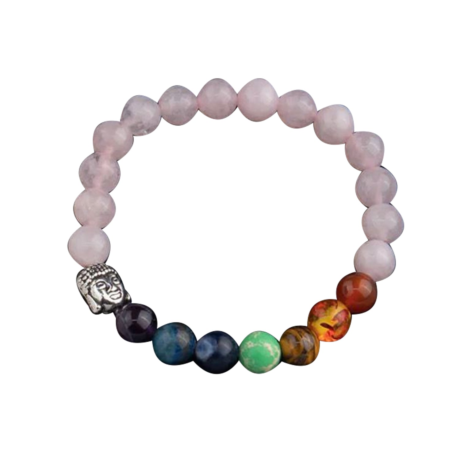 7 Chakra Natural Stone Elastic  Bracelet | Patented Design