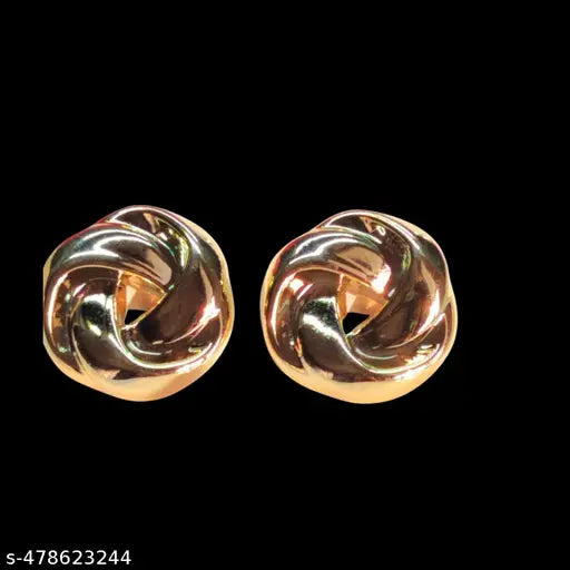 Stainless Steel Partywear gold and Silver plated Studs