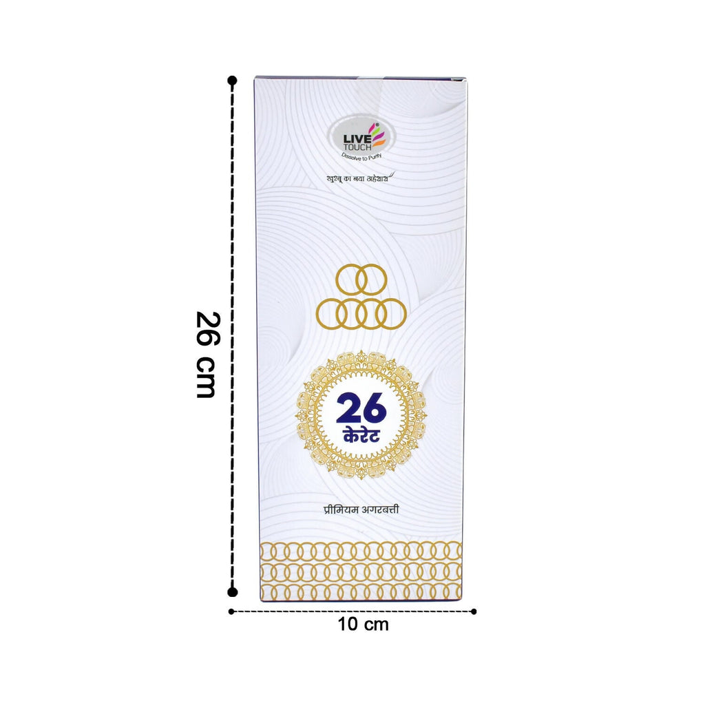 26 Carat Premium Dry Masala Stick Agarbatti (1Box/250Gm)