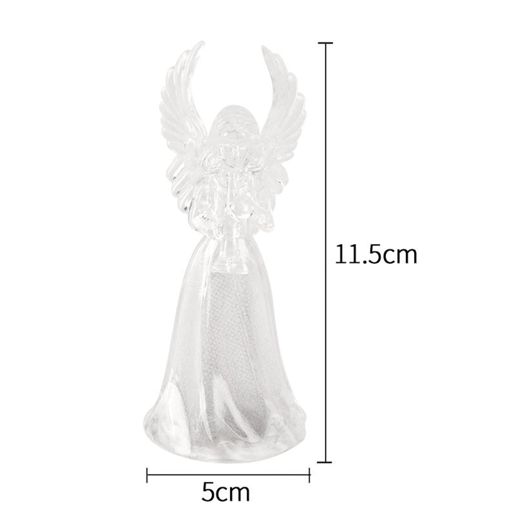 Decorative LED Light-Up Angel Figurines (12 Pc)
