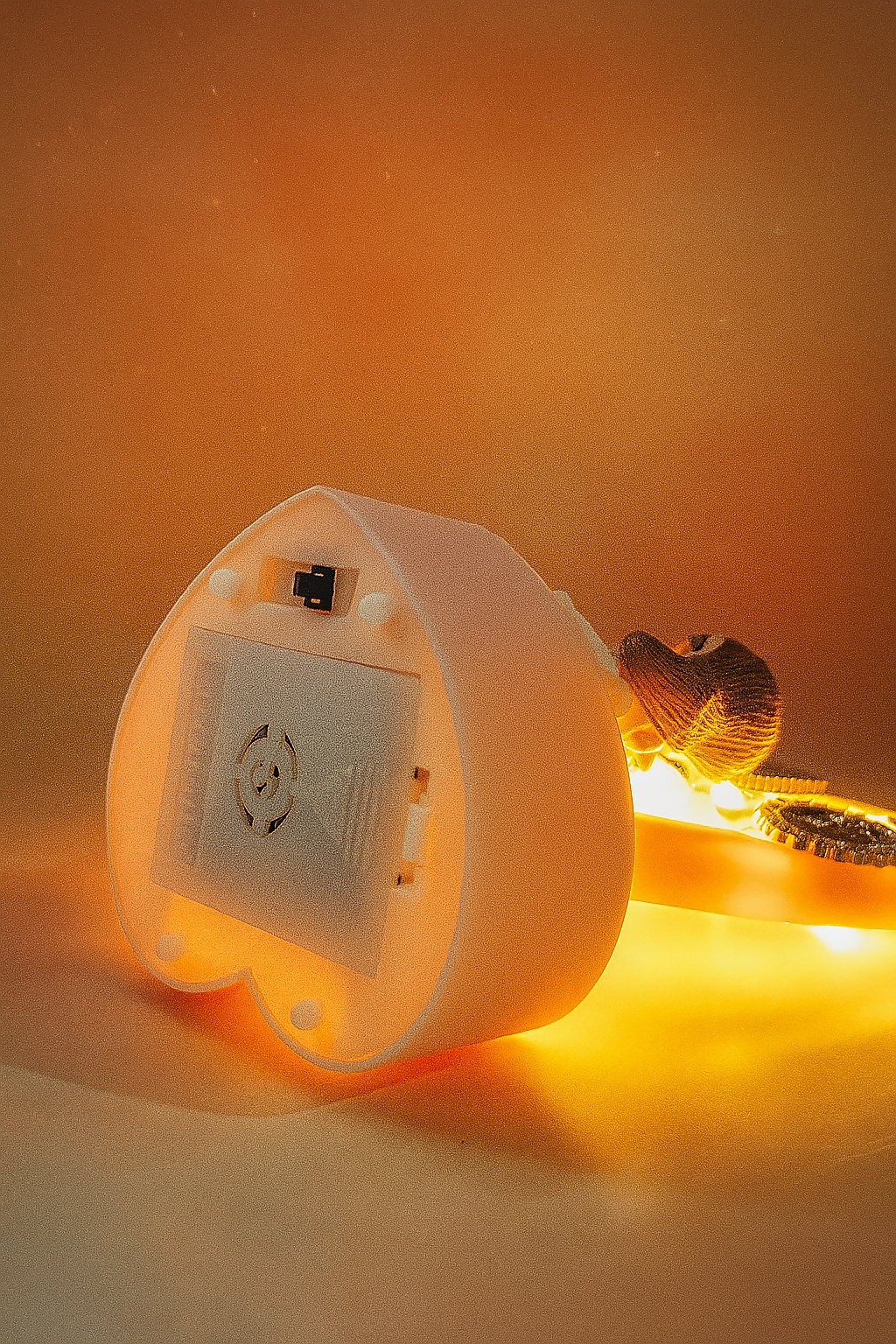 Romantic LED Couple Showpiece with Heart Frame and Crystal Charms | Wedding Anniversary Gift | Love Couple Figurine Night Lamp for Home Decor