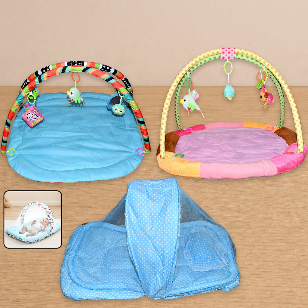 Multipurpose Baby Play Gym and Sleeping Mat (Mix Design / 1 Pc)