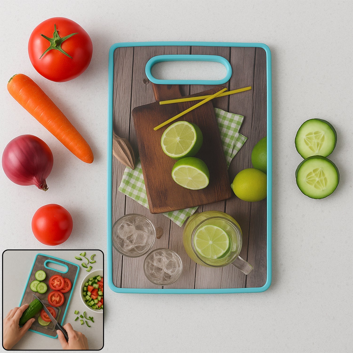 Premium Multipurpose Cutting Board (1 Pc / 36x23 cm)
