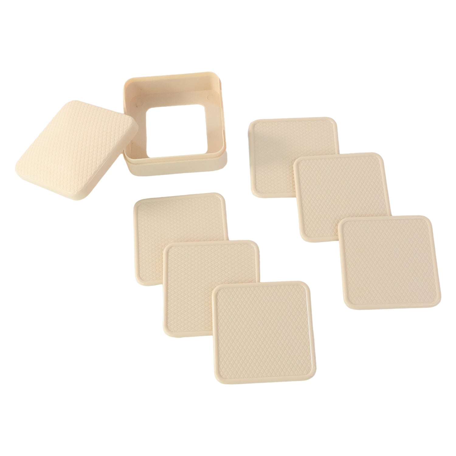 Ganesh Premium Square Coasters with Storage Box (6 Pc / Set)