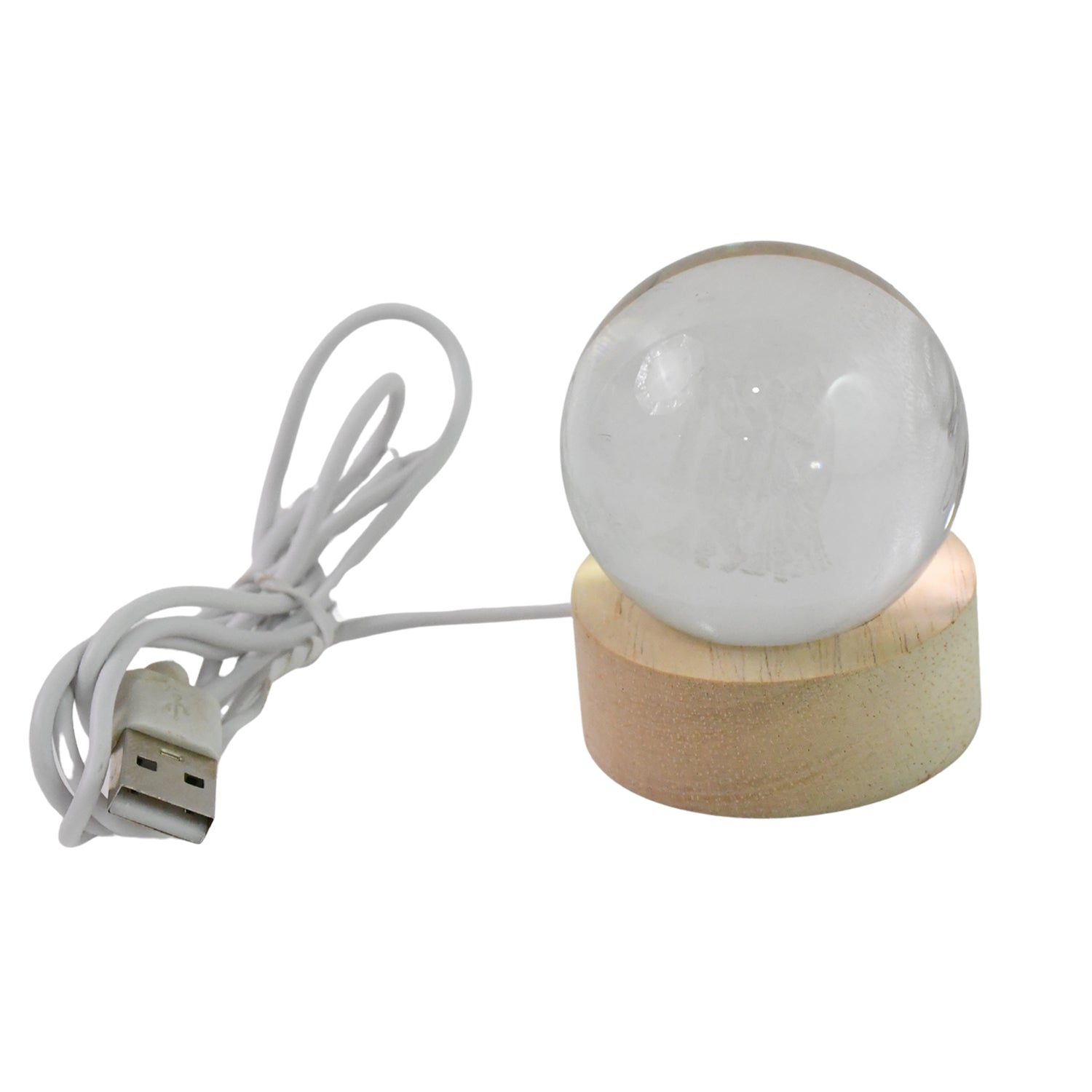 3D Crystal Ball lamps for Bedroom 3D Lamps for Home Decoration 3D Crystal Ball Night Light Gifts for Women Gifts for Men Room Decor Items for Bedroom for Friend and Family (1 Pc)