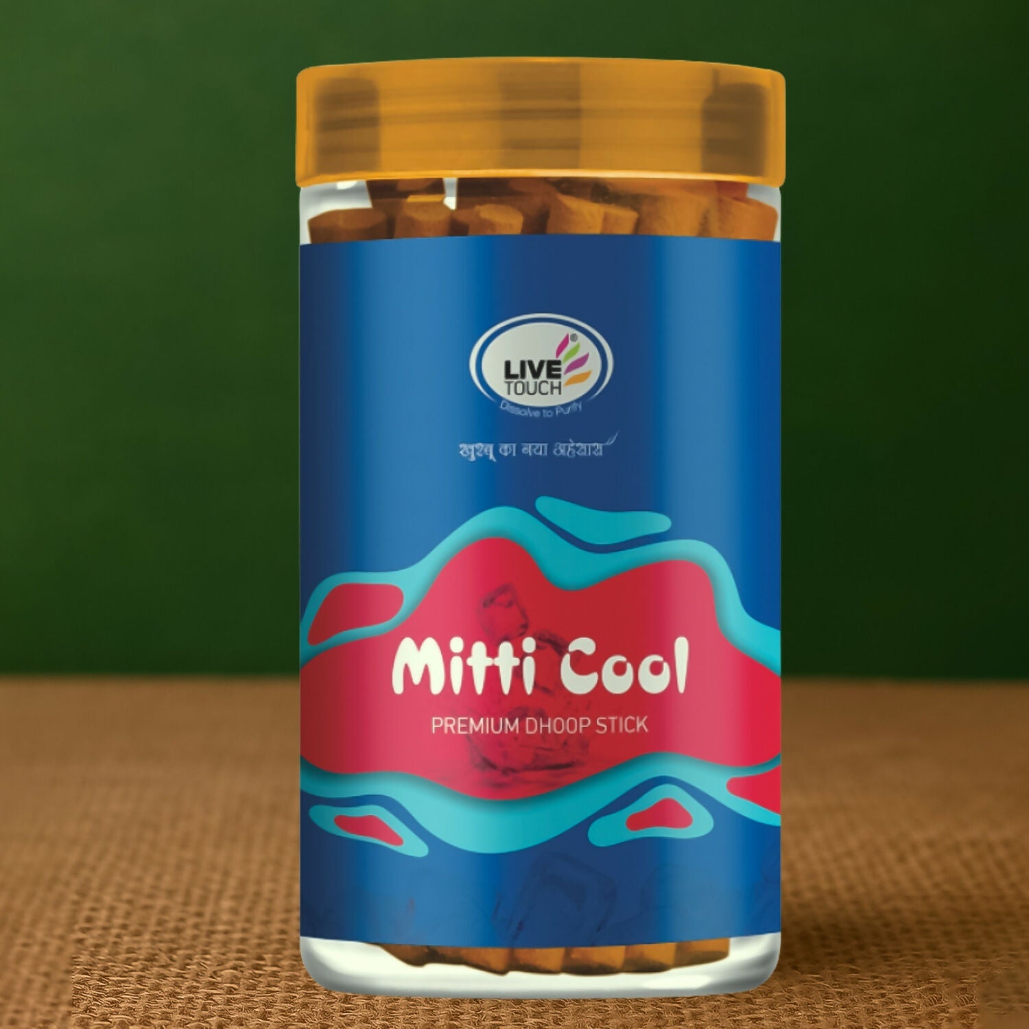 Live Touch Mitti Cool Premium Dhoop Stick