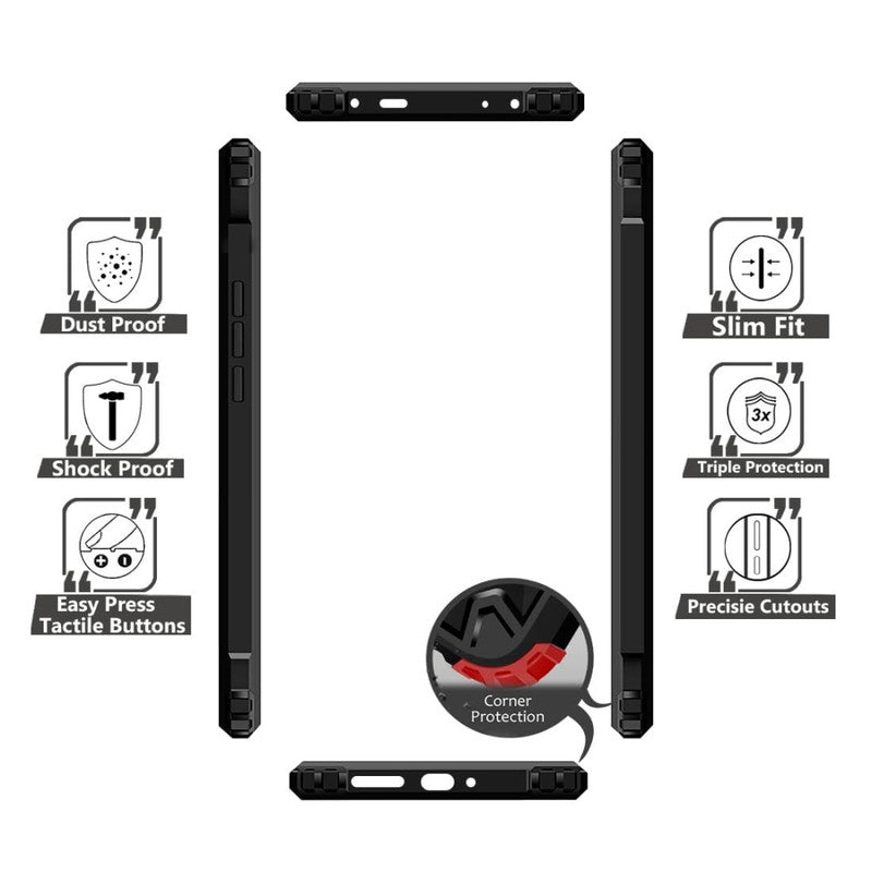 ipackey Clear Mobile Cover For OPPO Reno 14 Pro