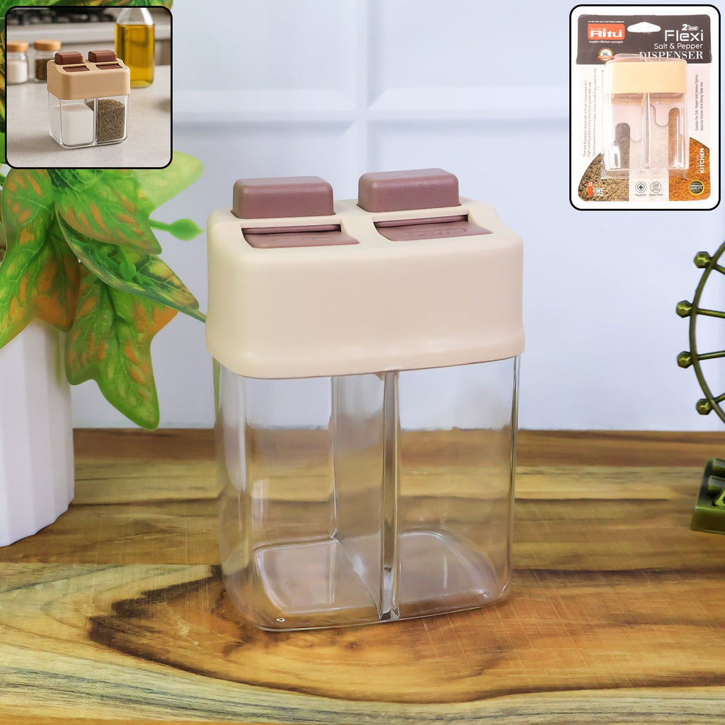 Ritu Premium 2-in-1 Salt and Pepper Dispenser