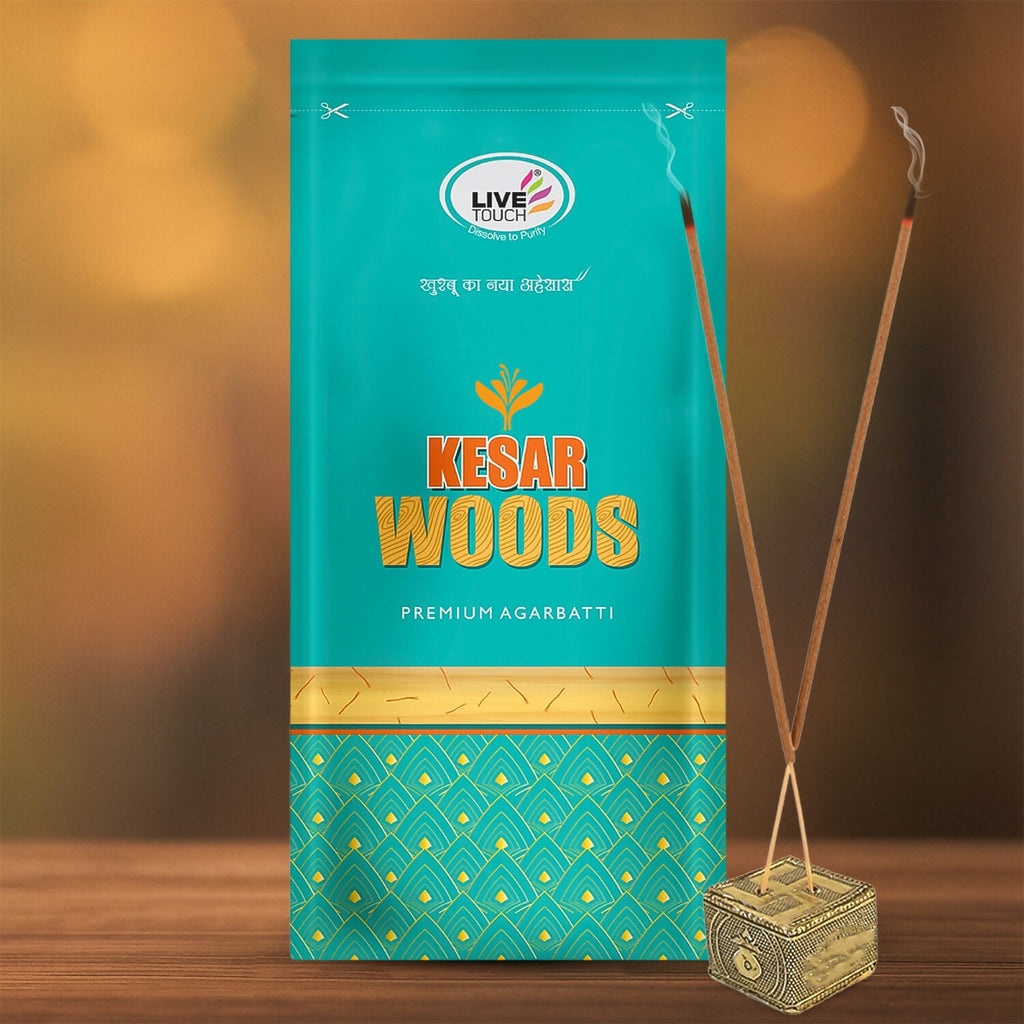 Live Touch Kesar Woods Premium Agarbatti