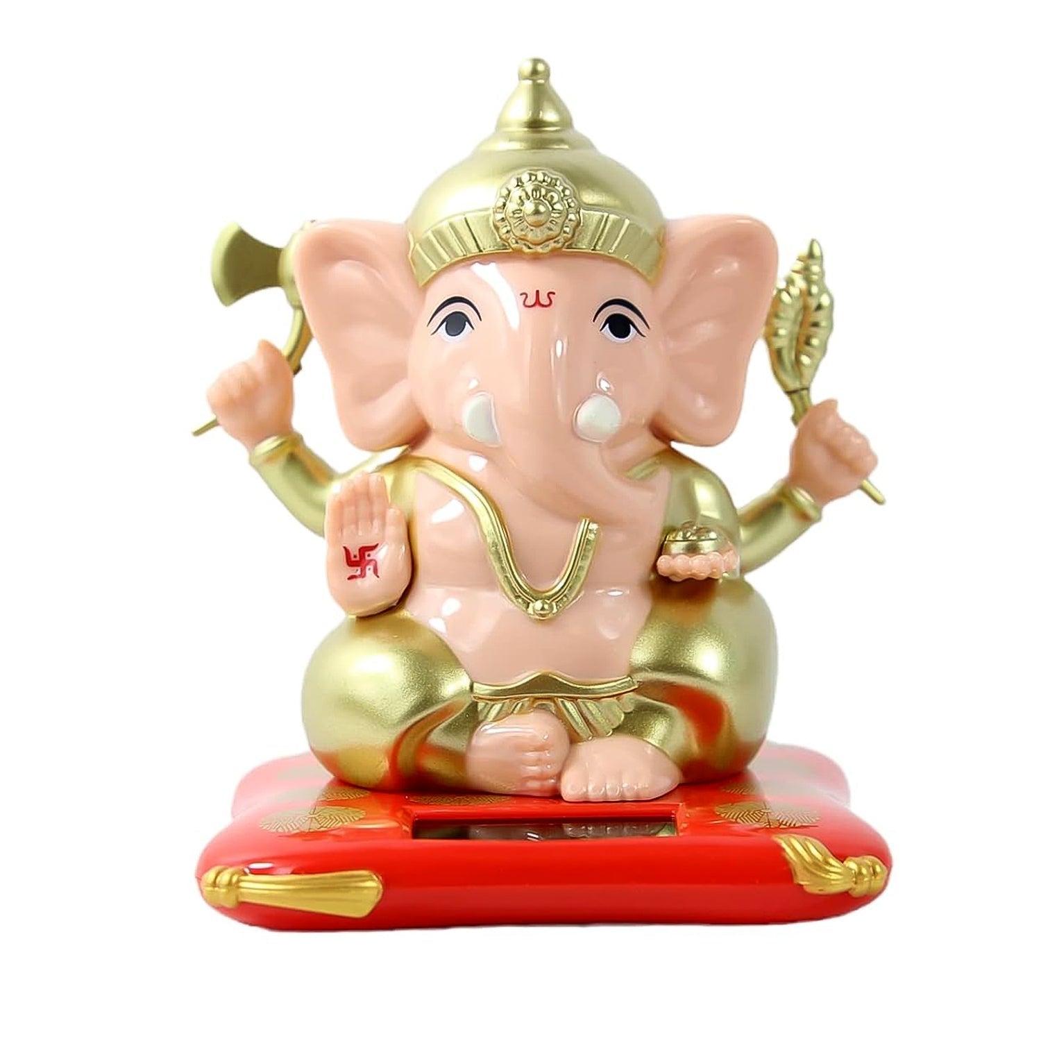 Solar-Powered Dancing Ganesha Idol – Decorative Lord Ganpati Showpiece with Movement