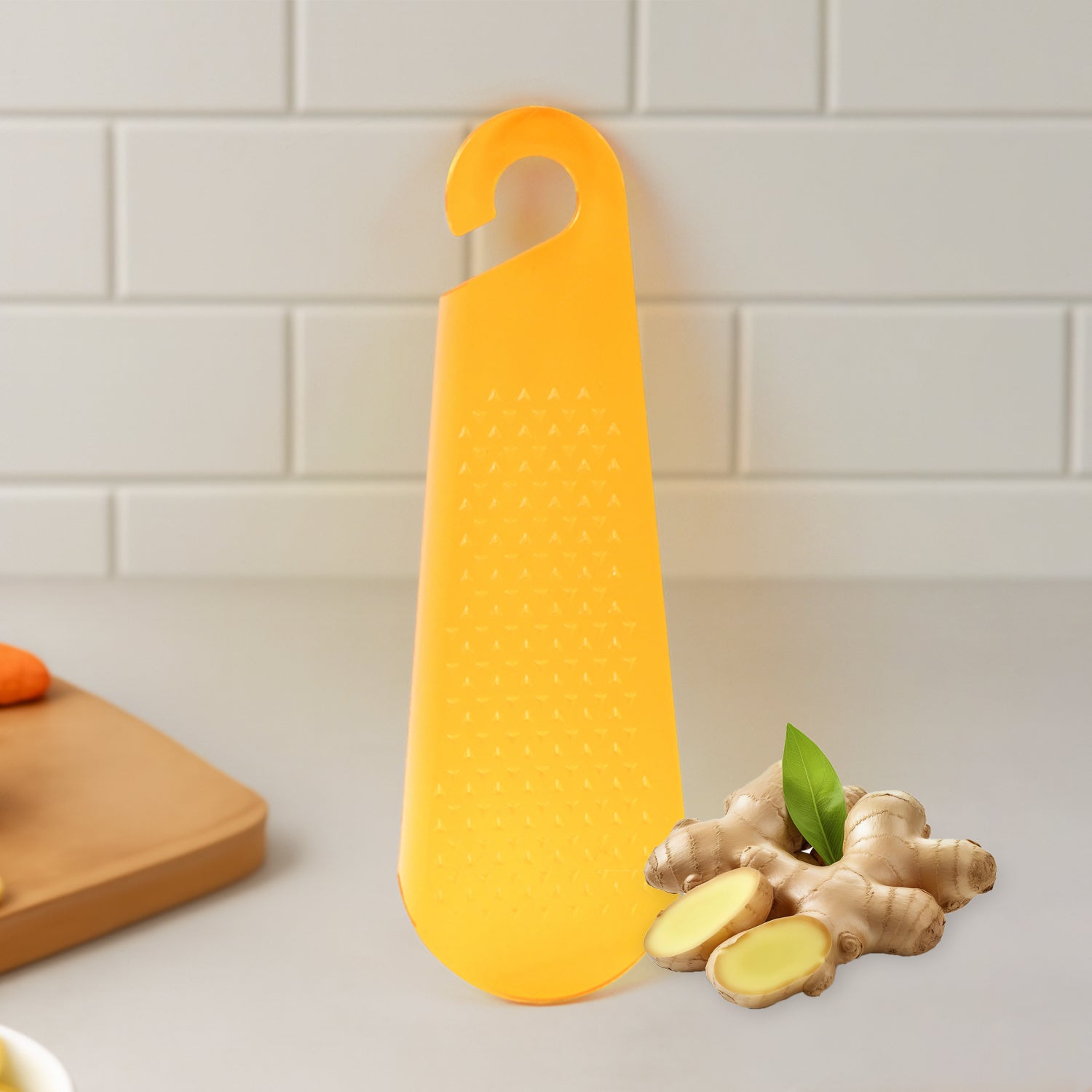 Multipurpose Garlic and Ginger Grater Peeler Tool with Hanging Hook – 1 Pc