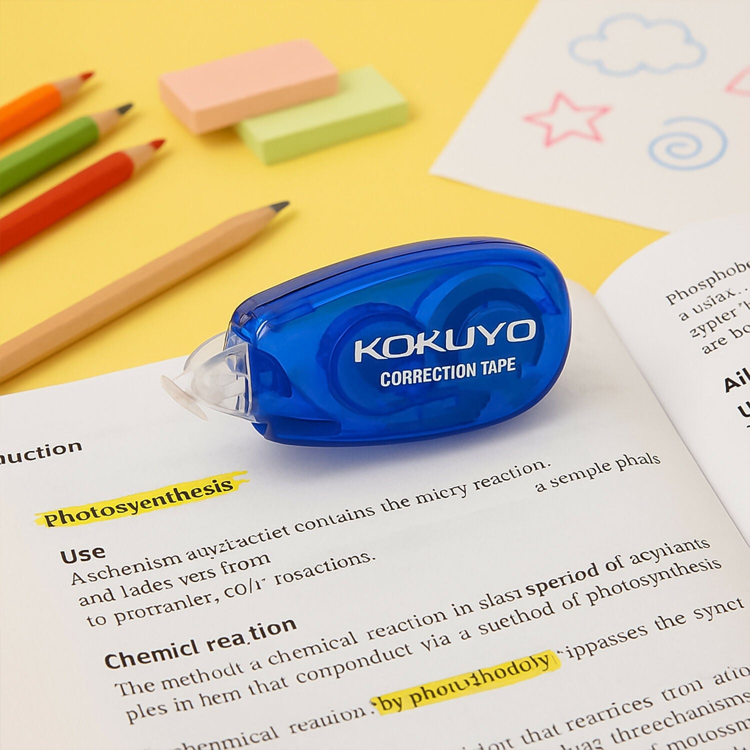 Kokuyo Correction Tape Compact Roller Applicator, 6m Length × 5mm Width