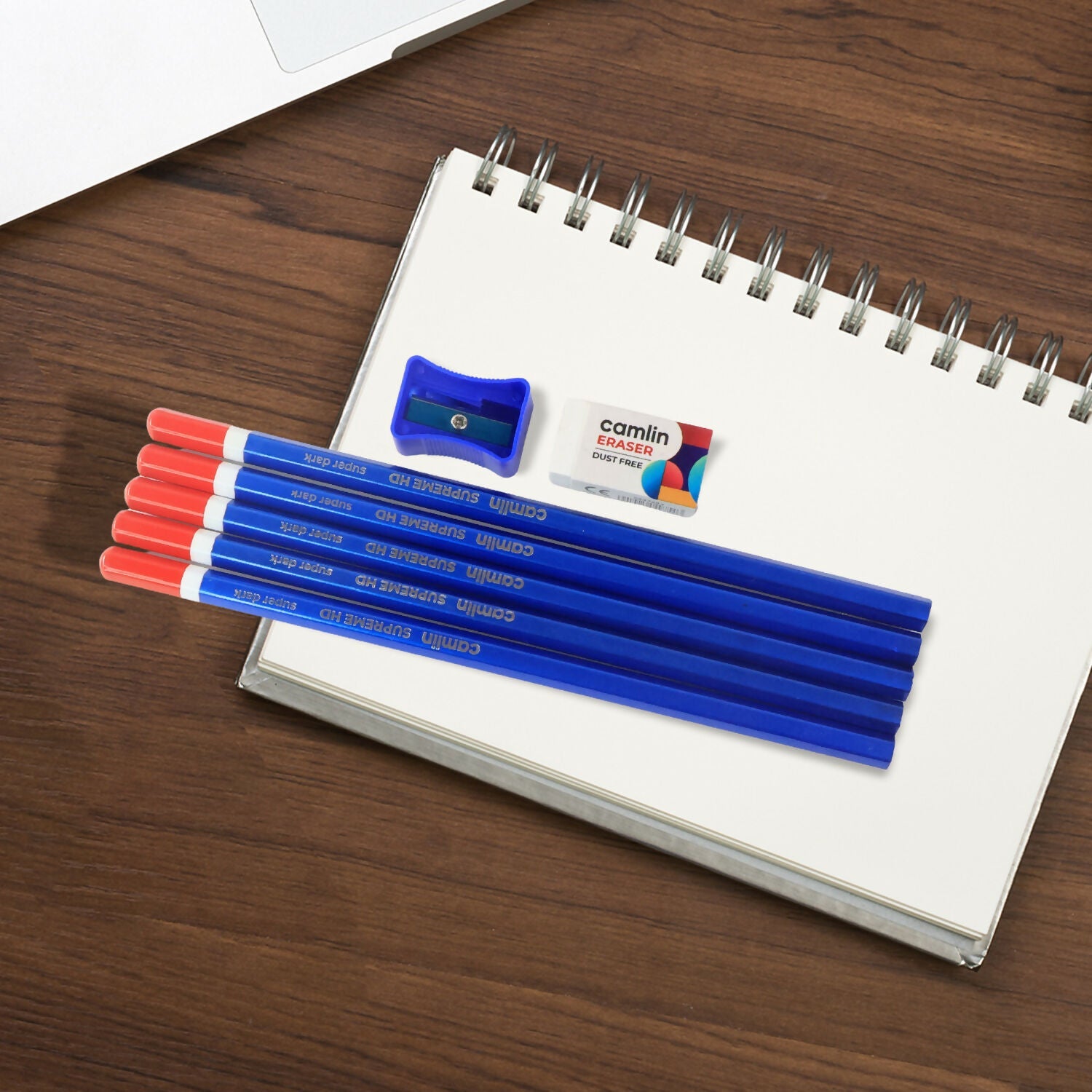 Camel Art Kit Stationery Set with Drawing Book, Colour Pencils, Sketch Pens, and Accessories
