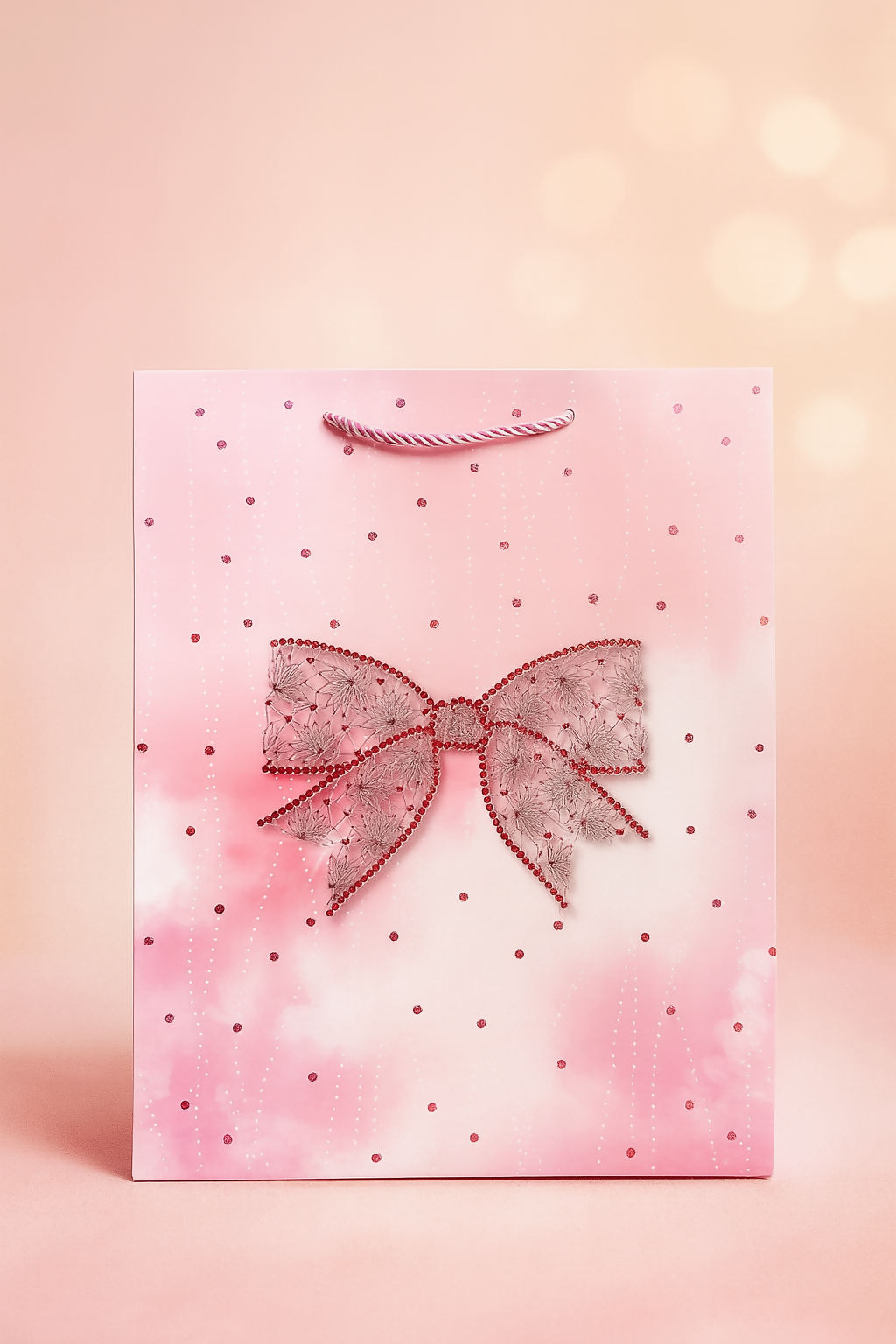 Luxury Designer Gift Bag Set – Set of 4 Elegant Reusable Paper Bags  Pink, Blue, Purple & Peach Pastel