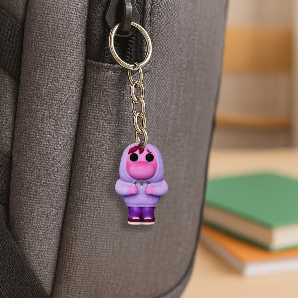 Cute Cartoon Character Keychain (1 Pc)