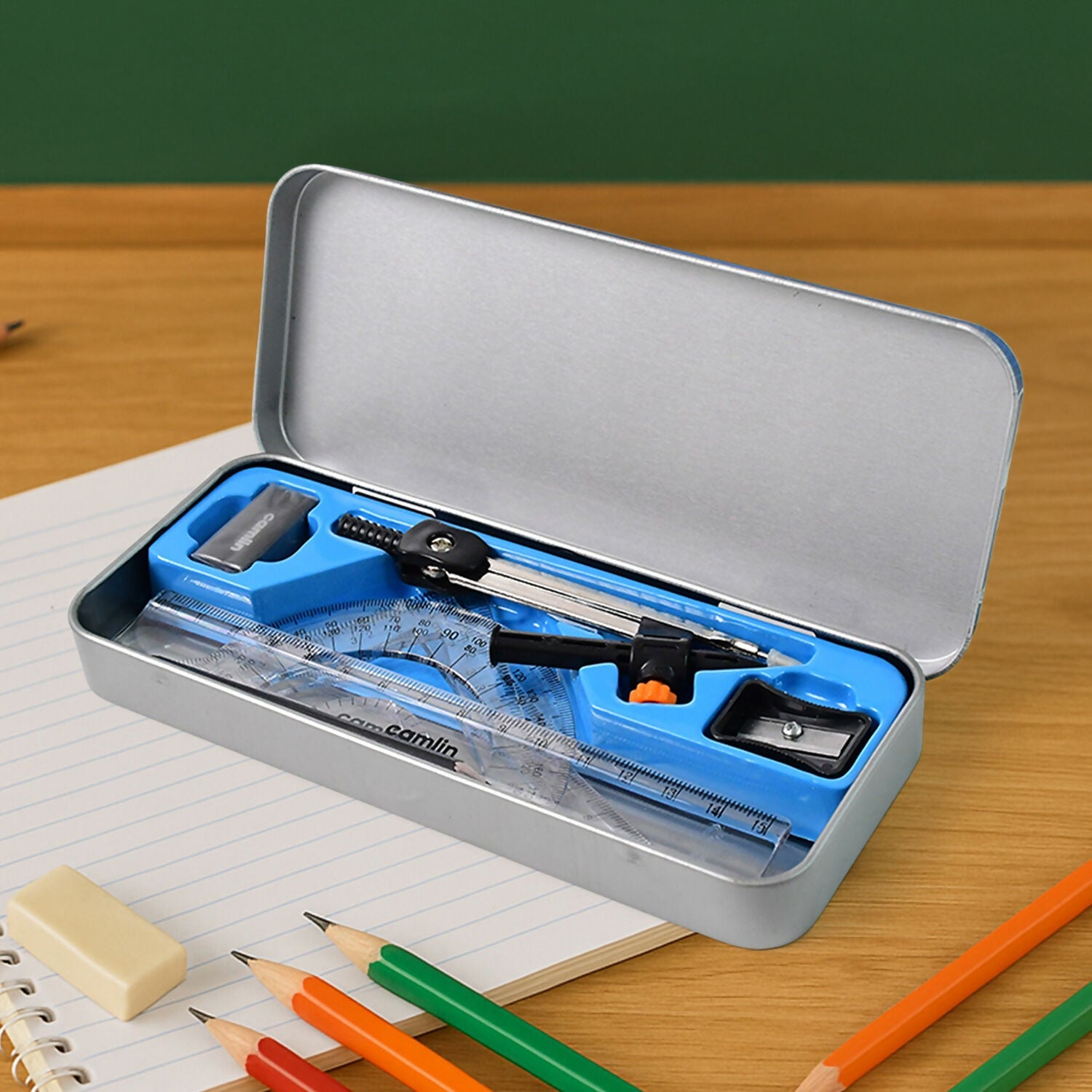 Camlin Scholar Essentials – Mathematical Drawing Instruments Box