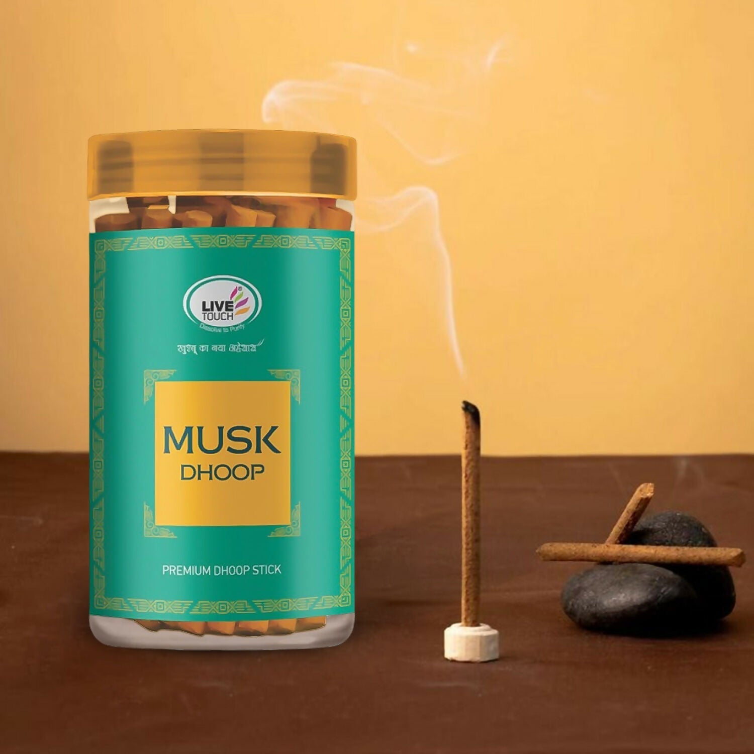Live Touch Musk Dhoop Premium Incense Sticks