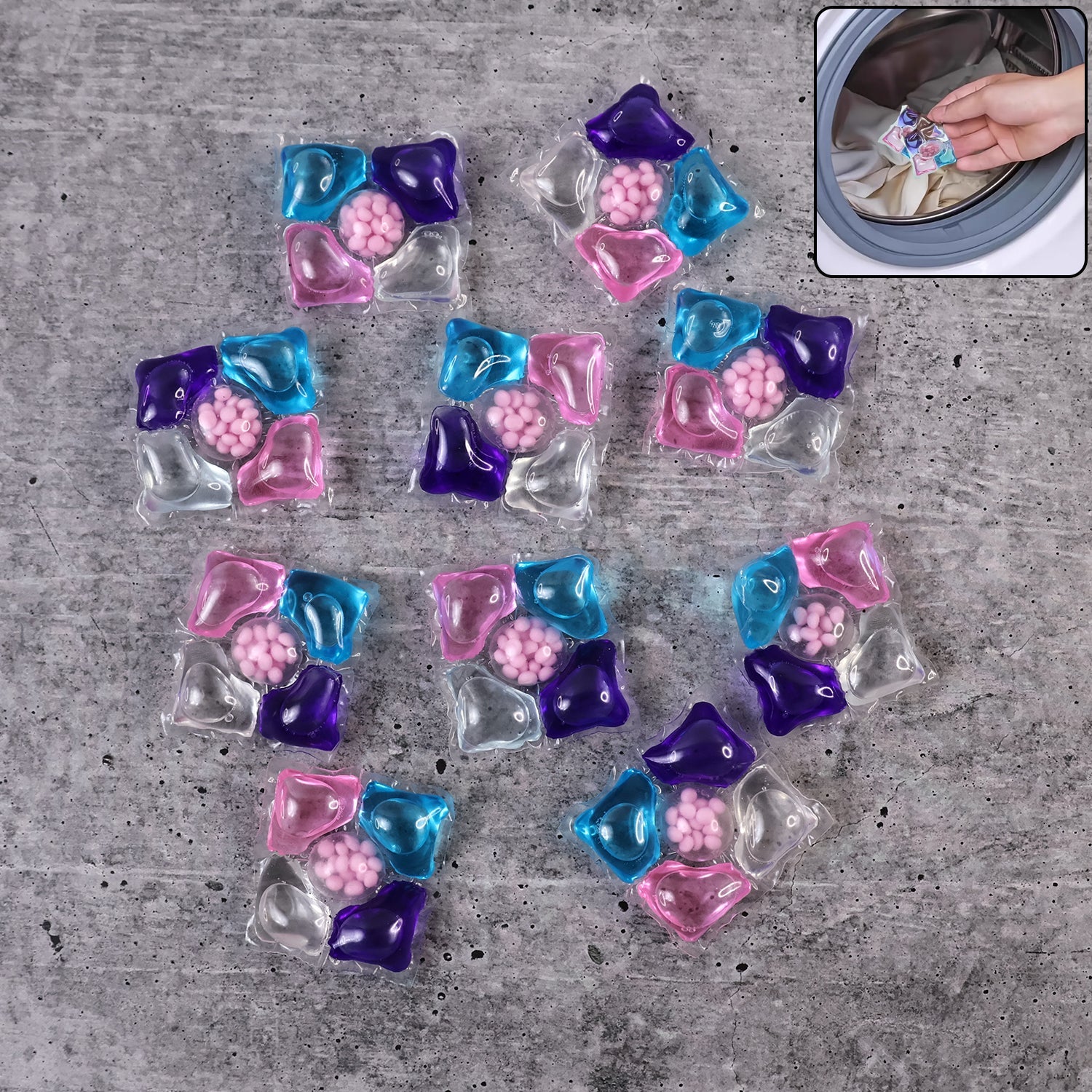 Premium Multi-Action Laundry Detergent Pods – 10 Piece (Set)