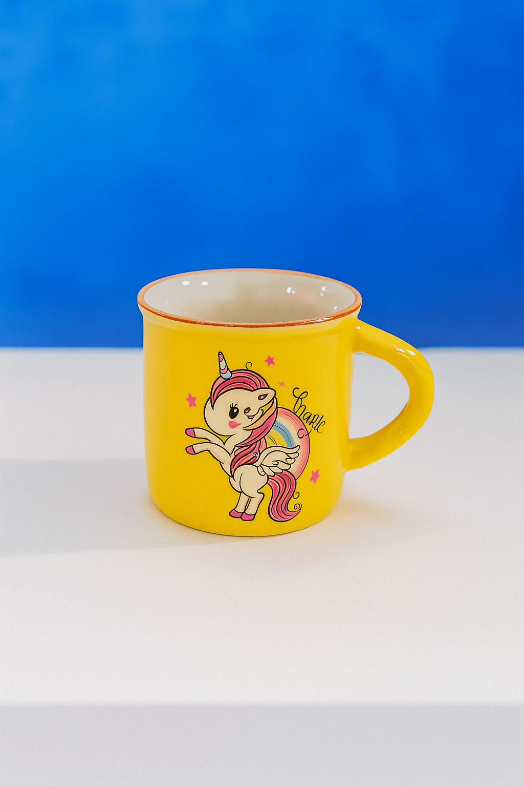 Unicorn Ceramic Mug Gift Set – Set of 6 Colorful Cartoon Coffee Cups for Kids & Girls – Cute Fantasy Design in Gift Box Packaging