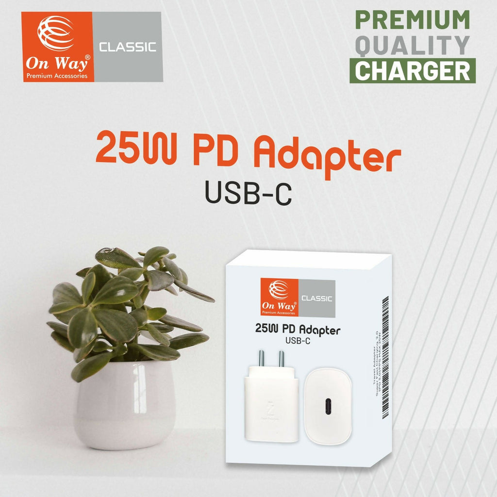 25w PD FAST ADAPTER TYPE C ONWAY