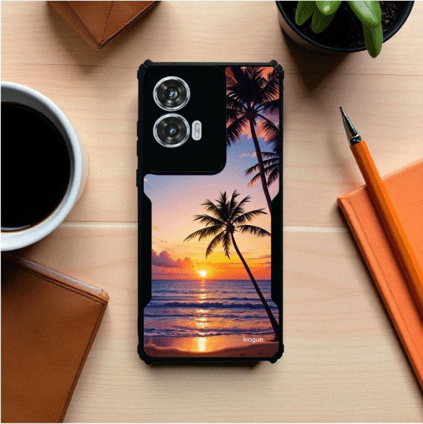 Sunset Vibes Mobile Cover For Motorola Edge 50 Fusion