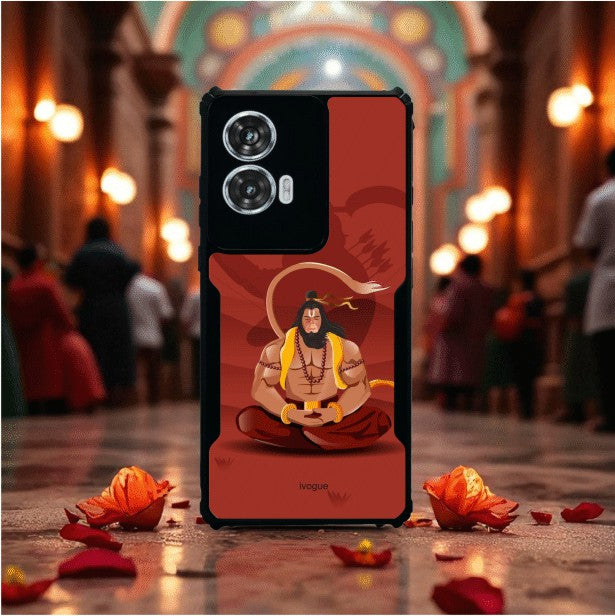 Veer Hanuman Mobile Cover For Motorola Edge 50 Fusion