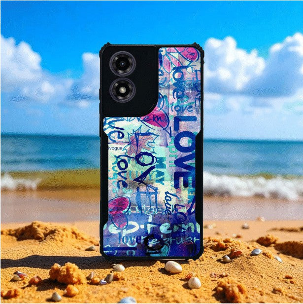 Vibe of Love Mobile Cover For Motorola G04