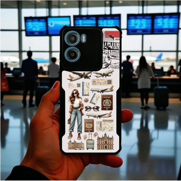 Travel Girl Vibes Mobile Cover For Motorola G05