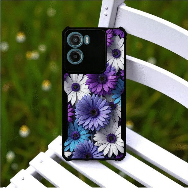 Violet Bloom Mobile Cover For Motorola G05