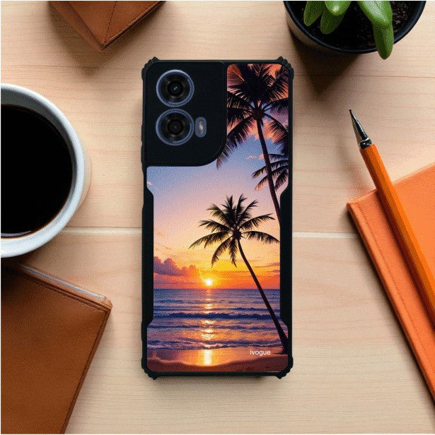 Sunset Vibes Mobile Cover For Motorola G24 Power