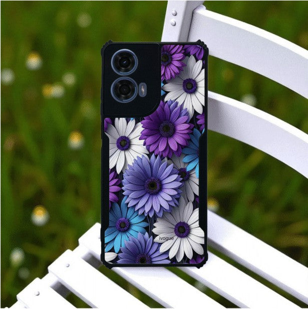 Violet Bloom Mobile Cover For Motorola G24 Power