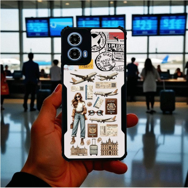 Travel Girl Vibes Mobile Cover For Motorola G45