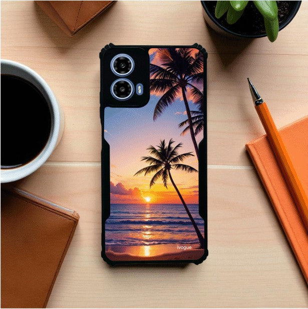 Sunset Vibes Mobile Cover For Motorola G34