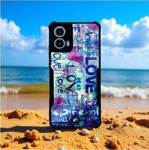 Vibe of Love Mobile Cover For Motorola G34