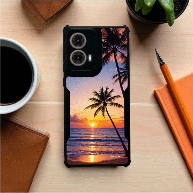 Sunset Vibes Mobile Cover For Motorola G85