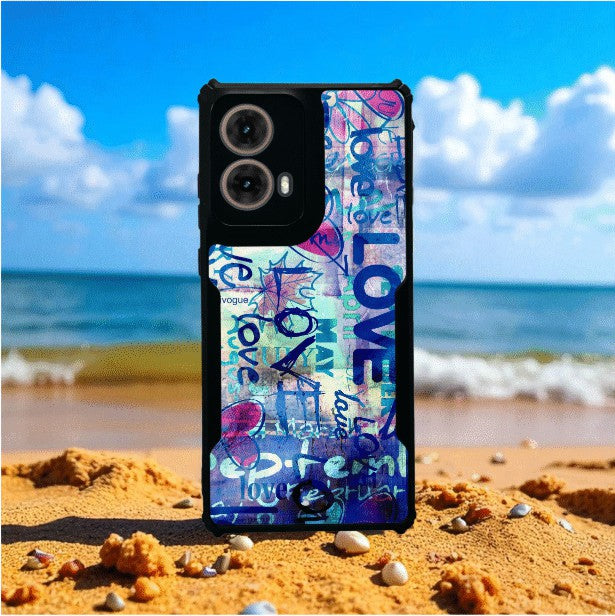 Vibe of Love Mobile Cover For Motorola G85