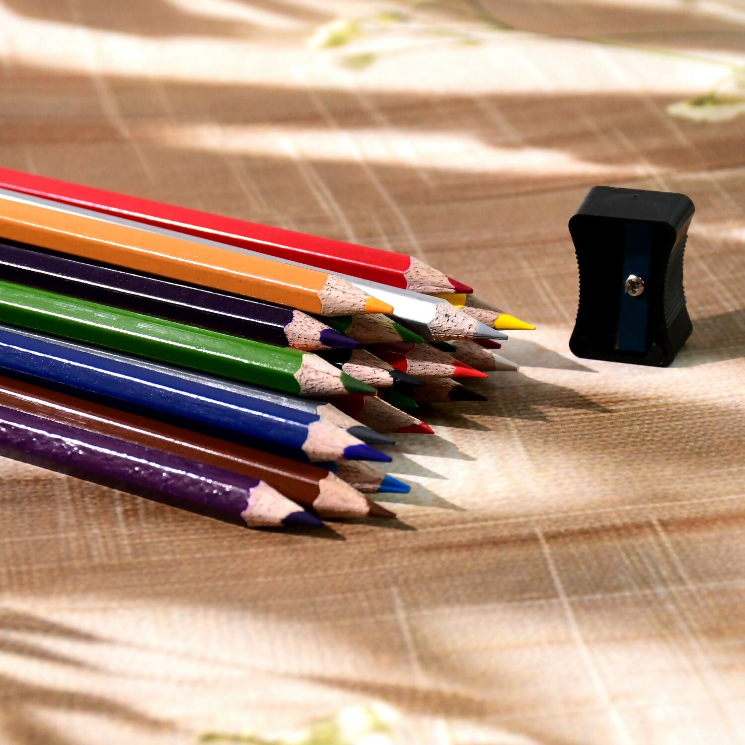Camlin Colour Pencils – 24 Shades Pack with Free Sharpener
