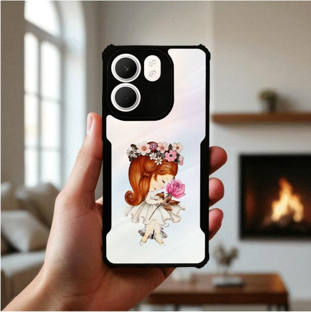 Flower Girl Mobile Cover For OPPO A5X