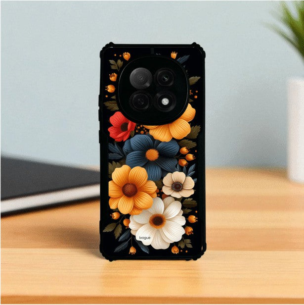 Retro Petals Mobile Cover For OPPO F29 Pro