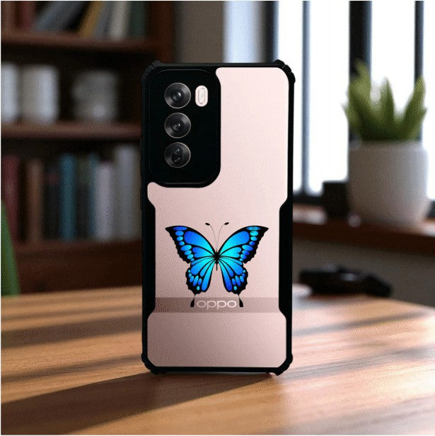 Butterfly Mobile Cover For Oppo Reno 12 Pro